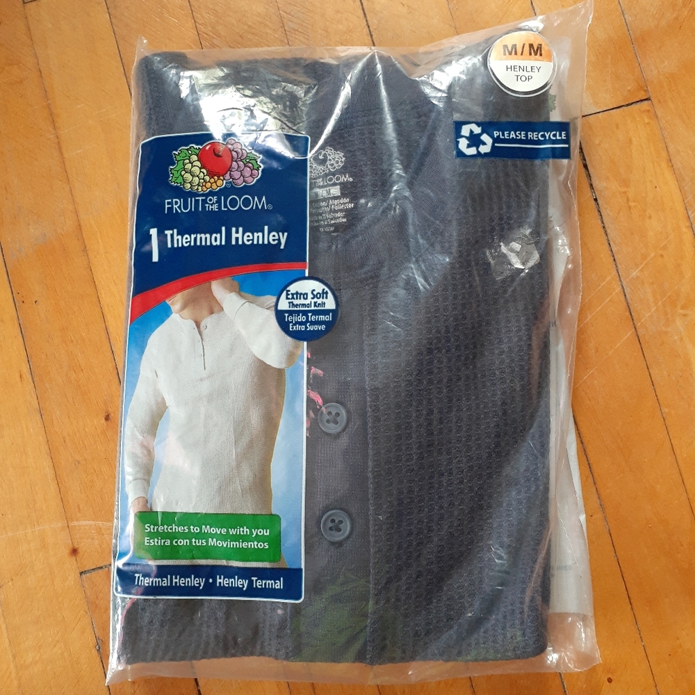 Fruit of the Loom Thermal Henley